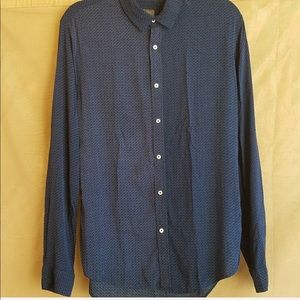 Zara Man Blue Button down shirt